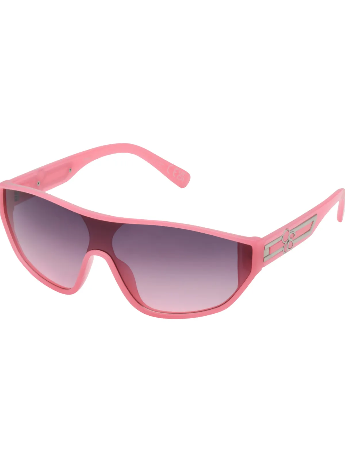 Jessica Simpson Wrap-Around Shield Sunglasses In Cream & < Sunglasses